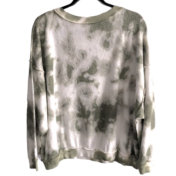 FREE PEOPLE Kelly Washed Tie Dye Set Green X-Small - Picture 7 of 10